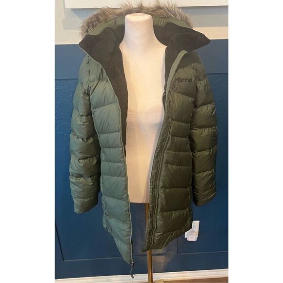 MARMOT Women's Montreal Mid-Thigh Length Down Puffer Coat - Picture 5 of 11